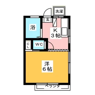 ハイツヒロ【2階】の間取り