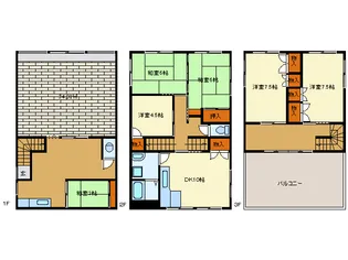 静岡県浜松市中央区住吉2【一戸建】の間取り