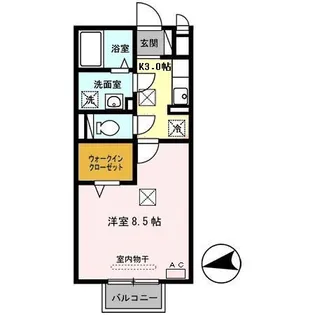 セントヒルズ【1階】の間取り