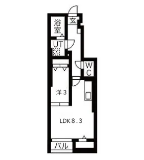 luneIIA棟【1階】の間取り