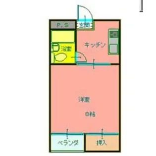 富山県富山市新庄町【アパート】の間取り