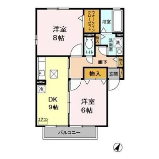 イーストプラザ【1階】の間取り