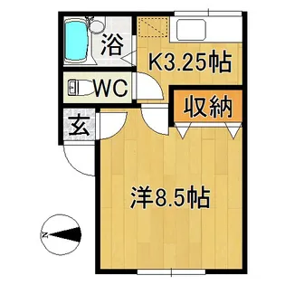 コーポマリア【2階】の間取り