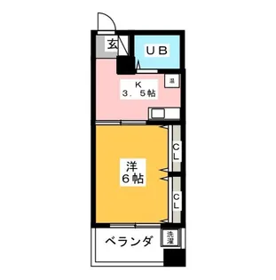 ライフピア本山【4階】の間取り