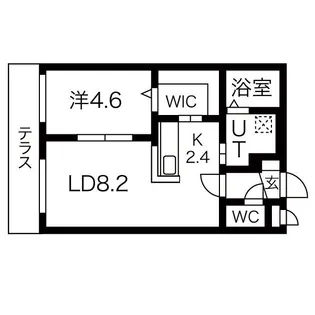 プレミアエグゼクティブII【1階】の間取り
