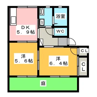 キャトルメゾン A【1階】の間取り