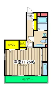 サニーフラット三ツ沢【1階】の間取り