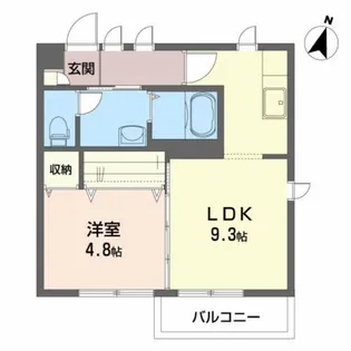 シャーメゾン・S【2階】の間取り
