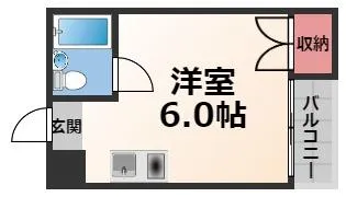MINTIA北巽【3階】の間取り