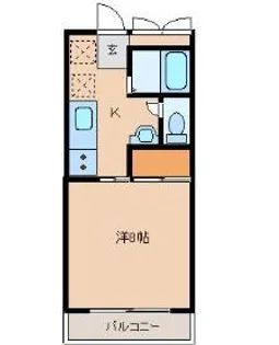 アメニティゾーン白萩【2階】の間取り