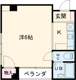 ヴィラ河本【2階】の間取り