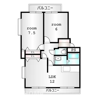 群馬県高崎市小八木町【マンション】の間取り
