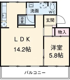 Re・Luffy WEST【2階】の間取り