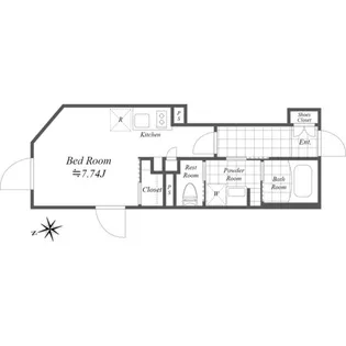 Reve Residence 白金台【4階】の間取り