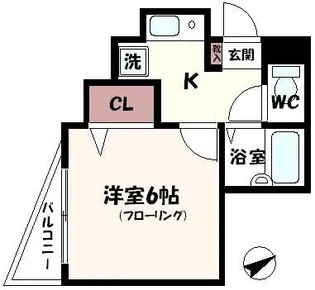 アネックススギモト【1階】の間取り