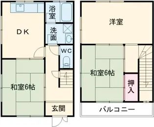 土井ハウスの間取り
