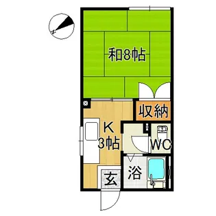 メゾンドカサイ【2階】の間取り