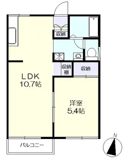 フォーブル渡波【2階】の間取り