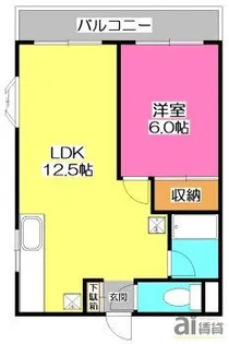 埼玉県所沢市東所沢5【マンション】の間取り