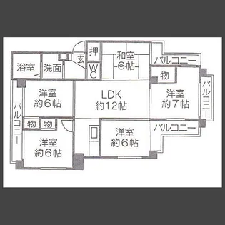 東櫛原35ビル【3階】の間取り