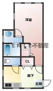 ウイング古屋【2階】の間取り