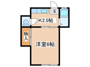 富士荘【2階】の間取り