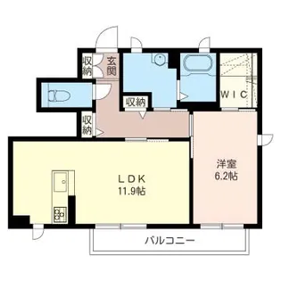 パーク・ヒルIII【1階】の間取り