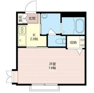 サンライズ小岩【1階】の間取り