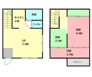 埼玉県新座市西堀2【一戸建】の間取り