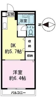 ヴィラソルデ【2階】の間取り