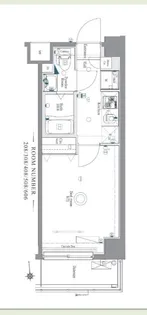 AZESTお花茶屋【6階】の間取り