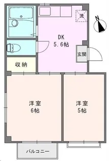 ファミールフォー【2階】の間取り