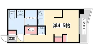 ローラン南森町【5階】の間取り