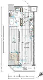 東京都台東区浅草5【マンション】の間取り