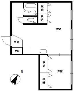 ルミエール北赤羽【1階】の間取り