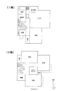 神奈川県横浜市神奈川区菅田町【一戸建】の間取り