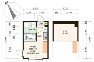 ソラーレ西大泉【1階】の間取り