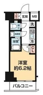 ルフレ プレミアム横浜リーヴァ【5階】の間取り