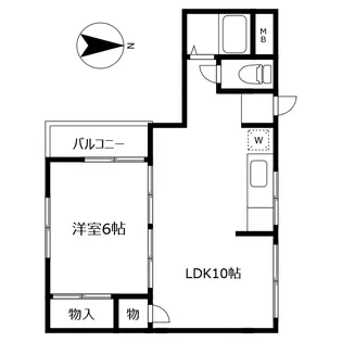 AWAマンション【3階】の間取り