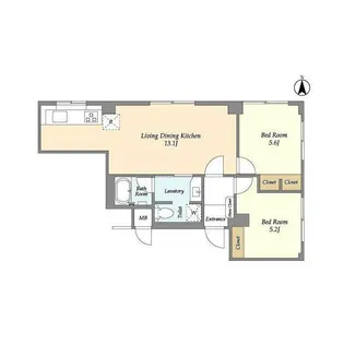 ベルファン西麻布【3階】の間取り
