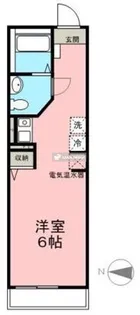 サンイング所沢【1階】の間取り