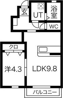 eblissB棟【1階】の間取り