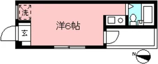 ヒルズ読売ランド【1階】の間取り