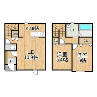 北海道帯広市依田町【一戸建】の間取り