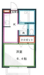 メゾンルミエール【1階】の間取り