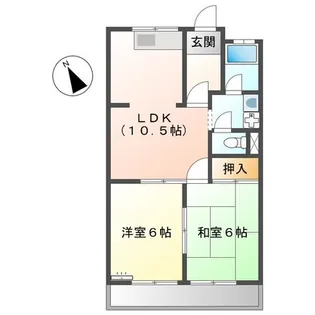 ロイヤルガーデンK【2階】の間取り