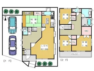 東京都世田谷区等々力6【一戸建】の間取り