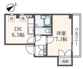 中村マンション【2階】の間取り