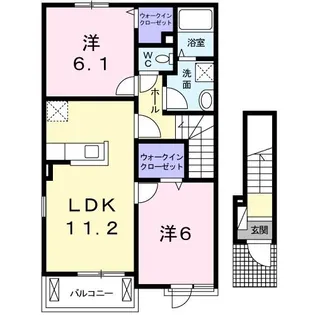 ネオ レジデンス【2階】の間取り