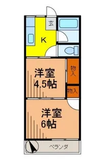 東京都葛飾区柴又3【アパート】の間取り